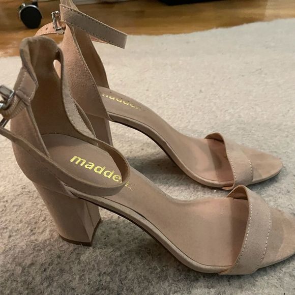 Madden girl nude heels size 8.5 - Picture 1 of 6